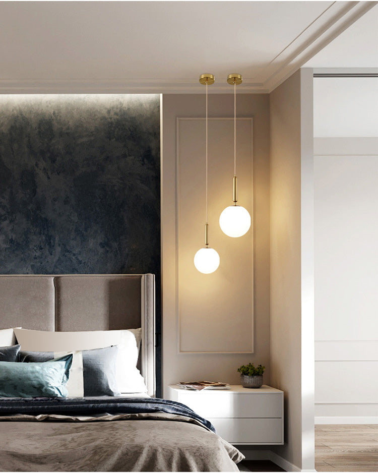 LED Glass Ball Chandelier - Indoor Lighting Fixture