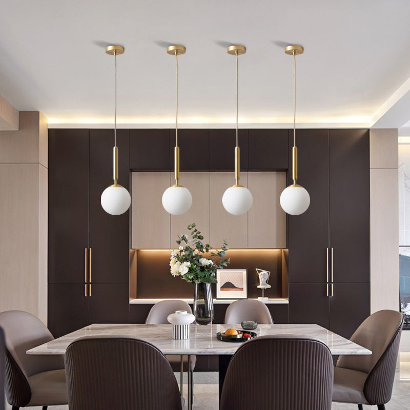 LED Glass Ball Chandelier - Indoor Lighting Fixture