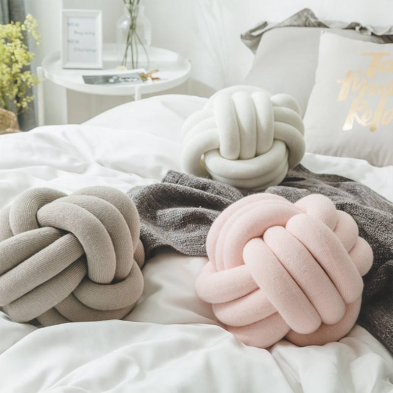 Premium Soft Round Knot Pillow