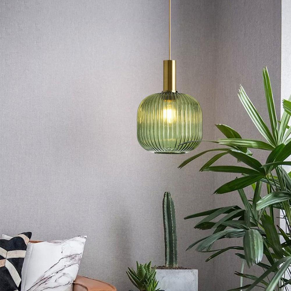 Nordic Fluted Glass Pendant Light
