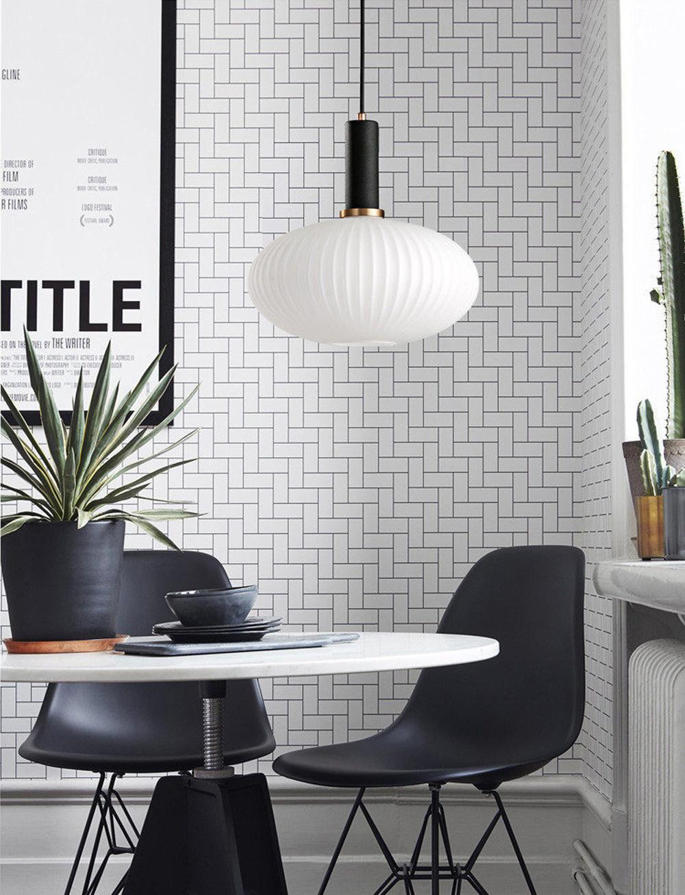Nordic Fluted Glass Pendant Light