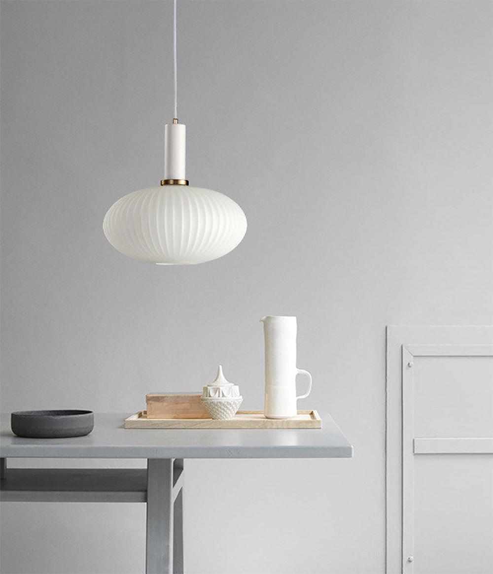 Nordic Fluted Glass Pendant Light