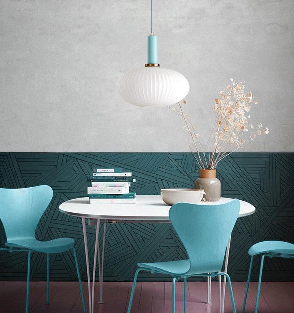 Nordic Fluted Glass Pendant Light