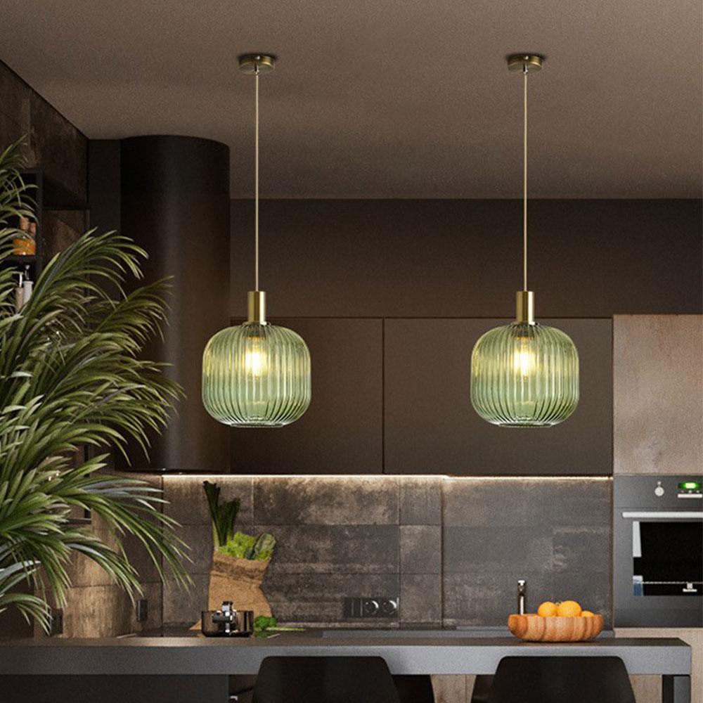 Nordic Fluted Glass Pendant Light