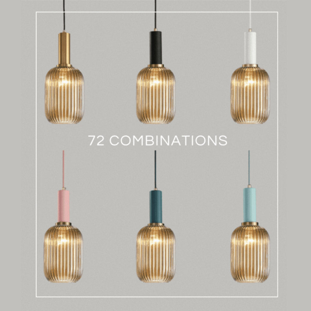 Nordic Fluted Glass Pendant Light