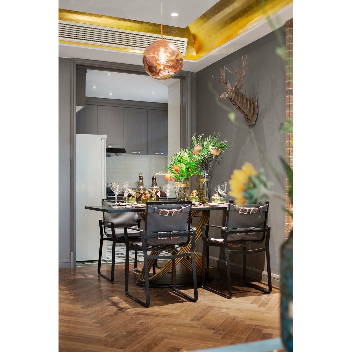 Pendant Light Lava Glass Fixture