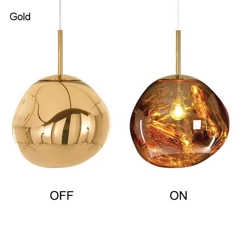 Pendant Light Lava Glass Fixture