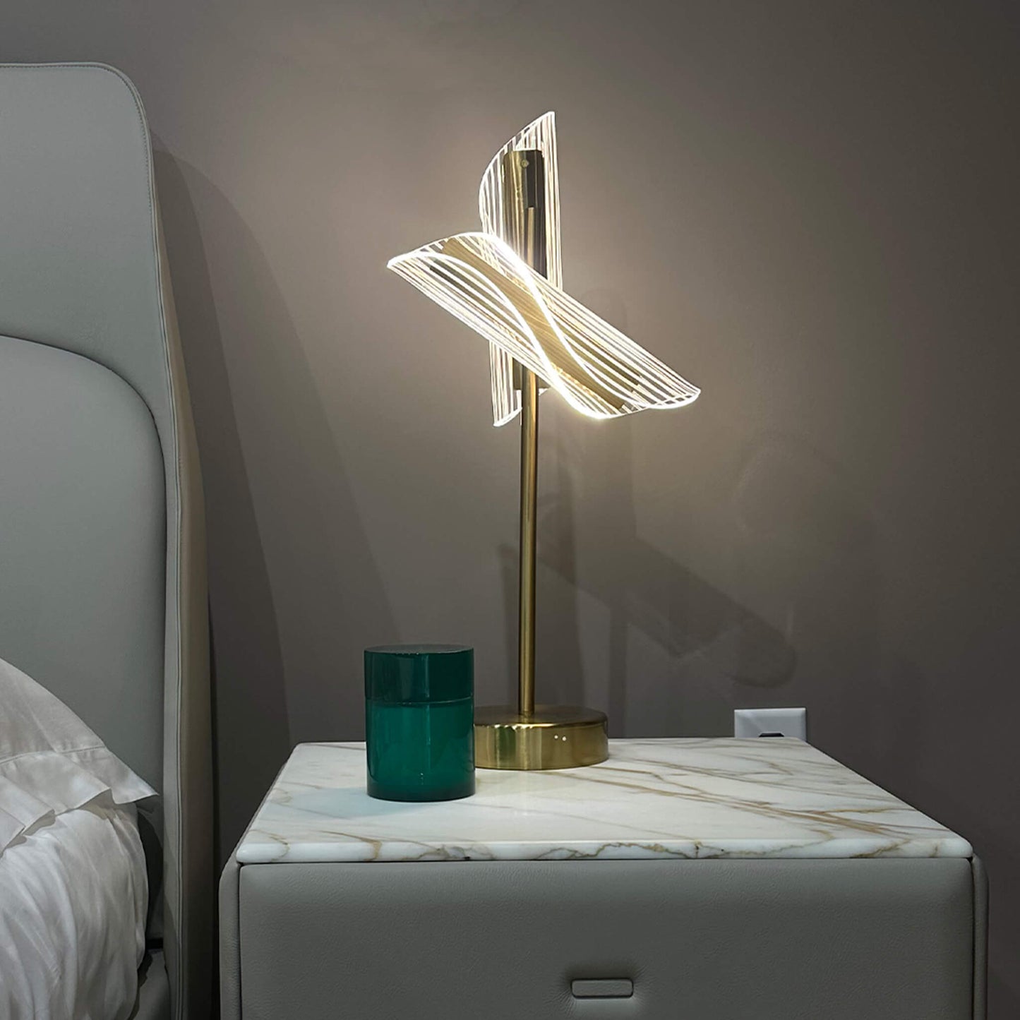 Nordic Flame LED Table Lamp