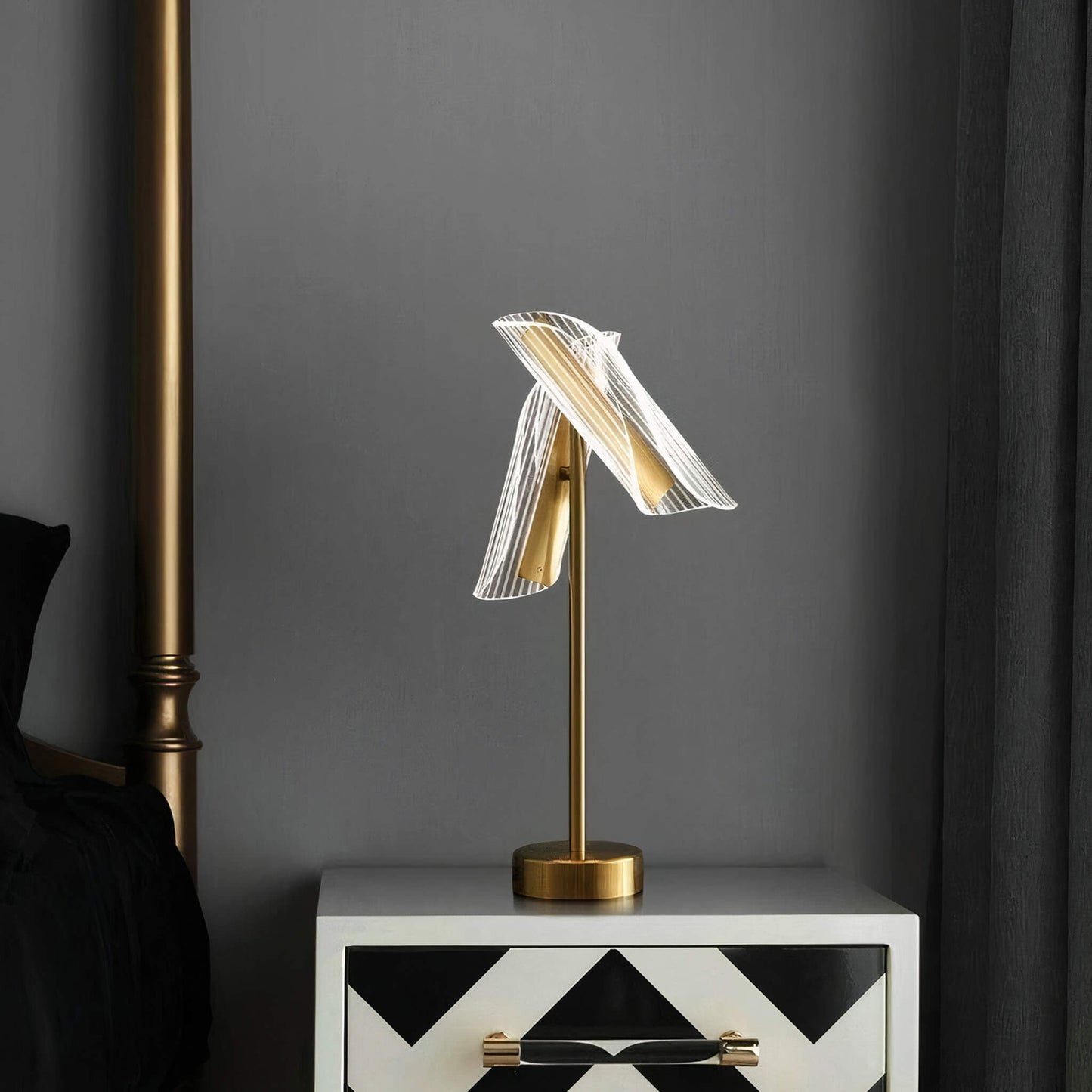 Nordic Flame LED Table Lamp