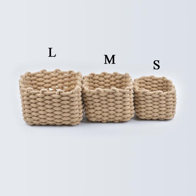 Nordic Cotton Hand-Woven Storage Basket