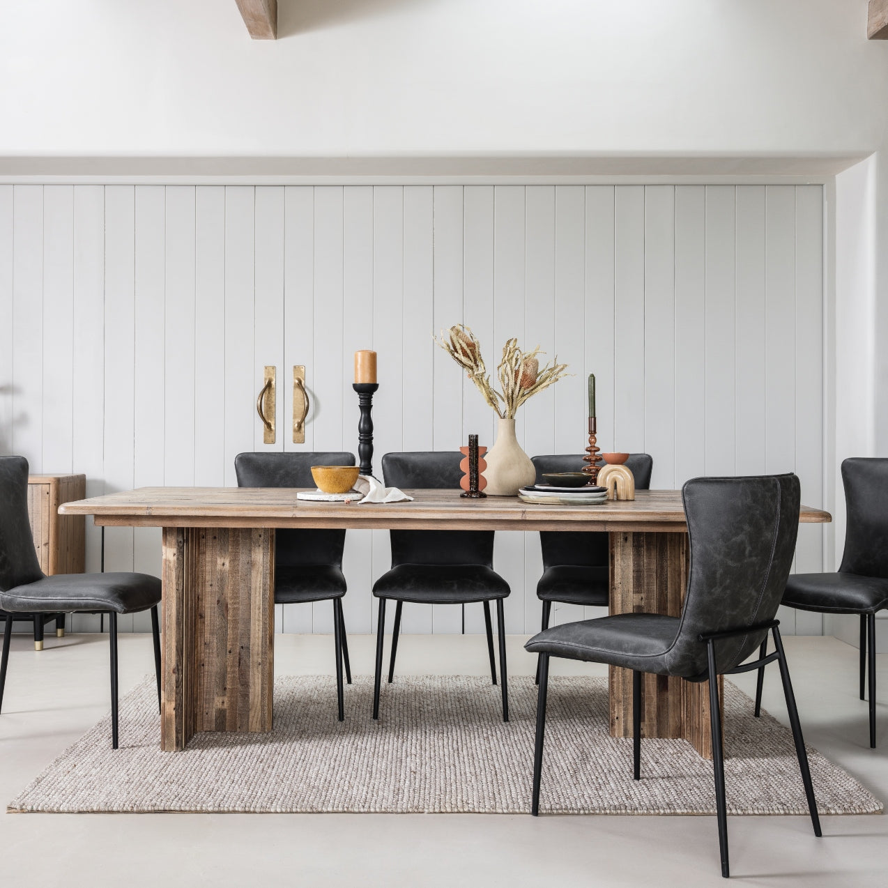 Reclaimed Wood Rustic Dining Table