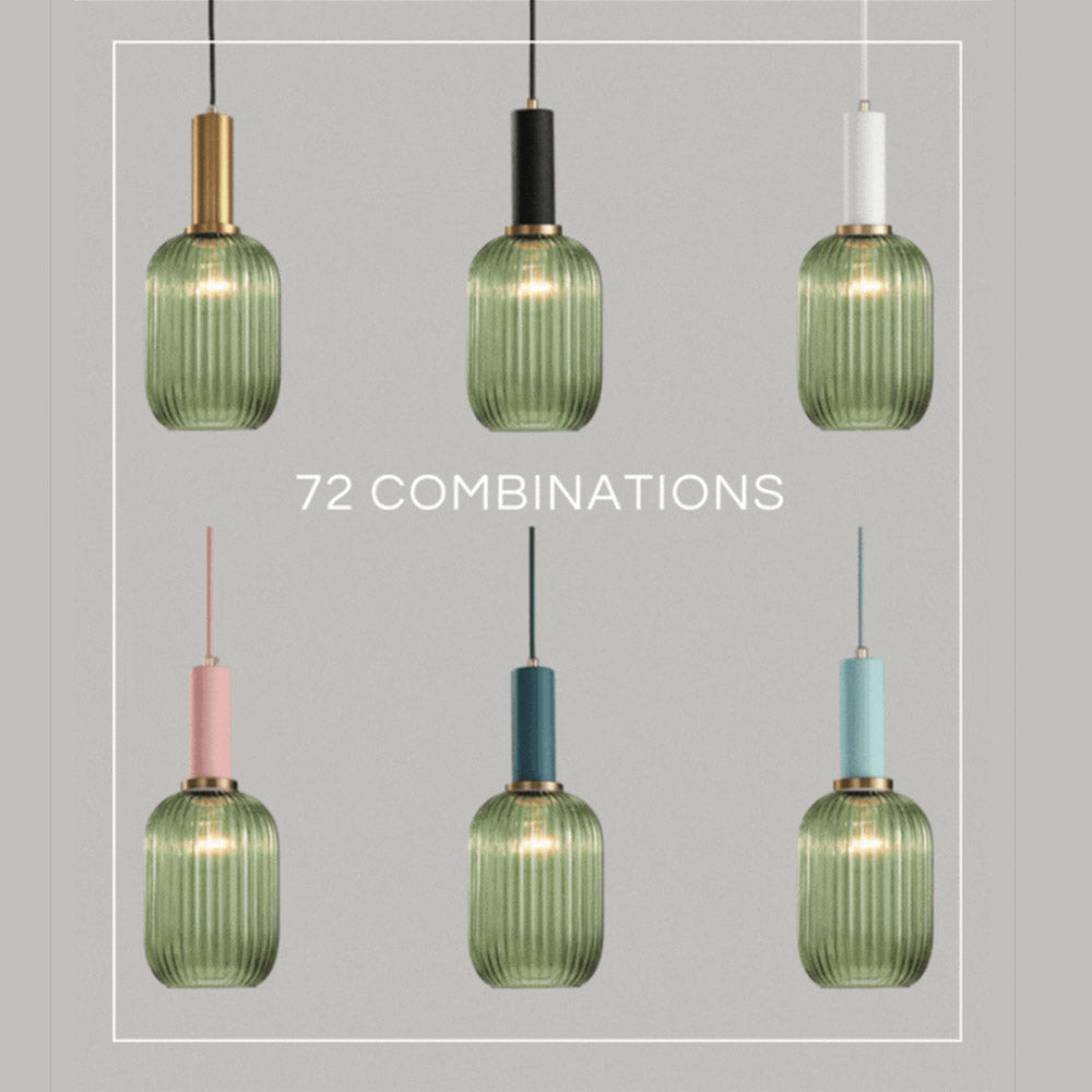 Nordic Fluted Glass Pendant Light