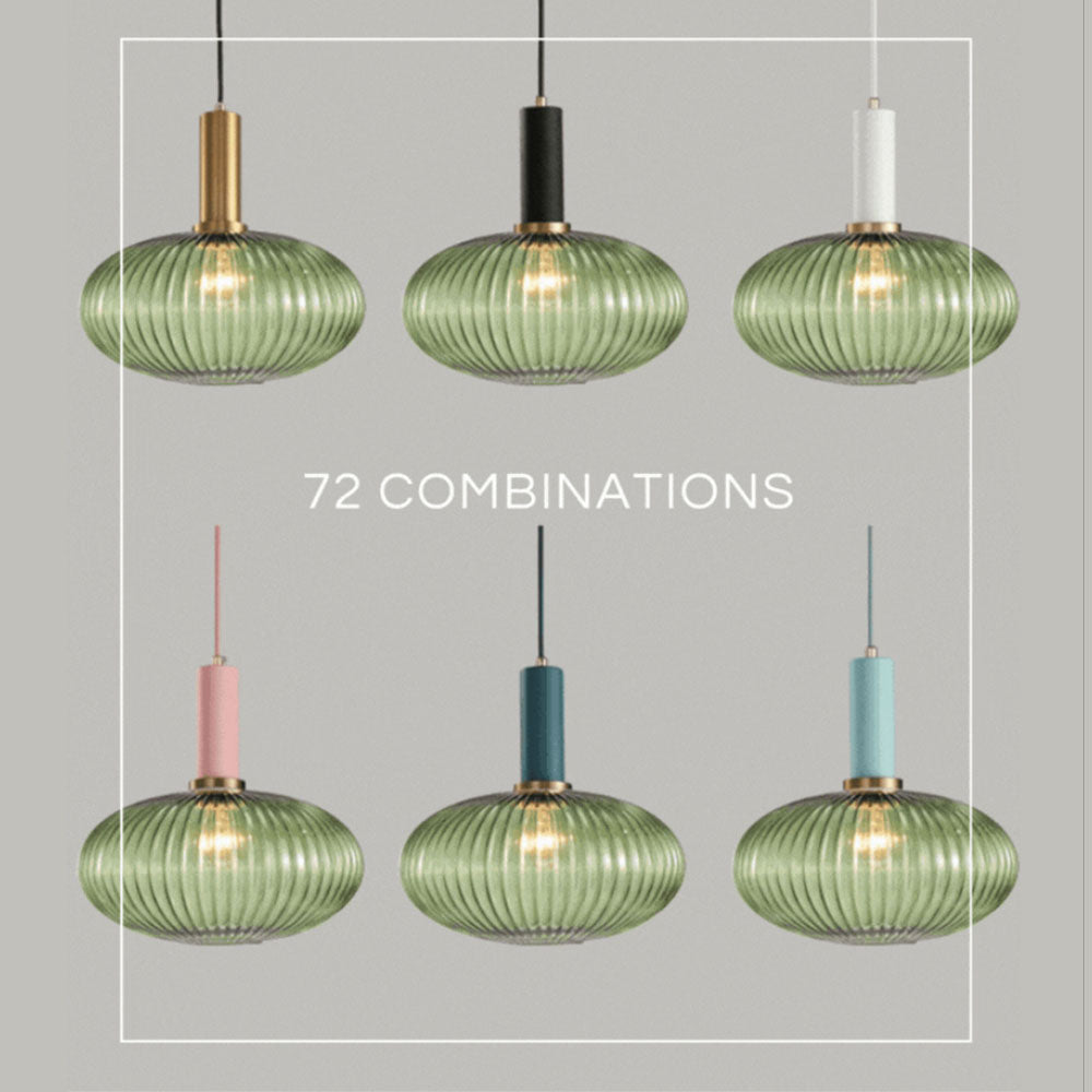 Nordic Fluted Glass Pendant Light