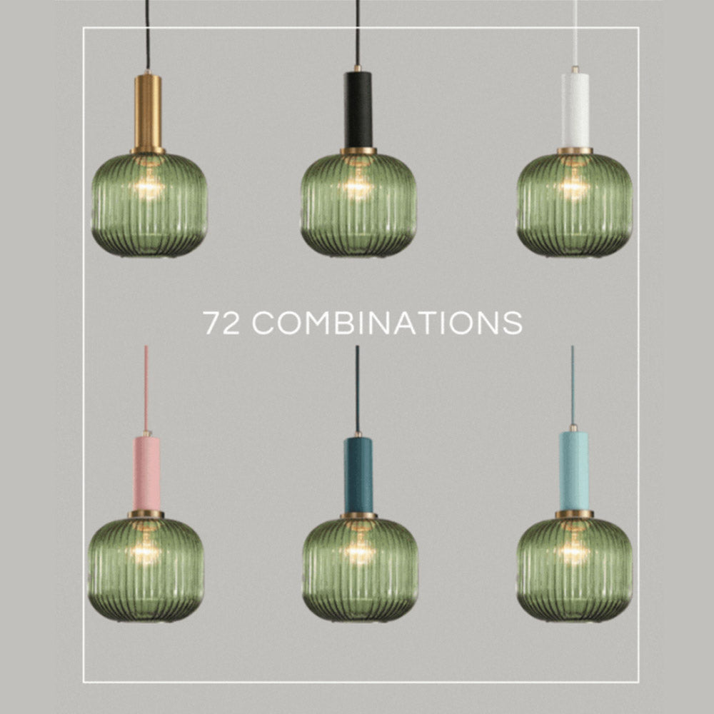 Nordic Fluted Glass Pendant Light