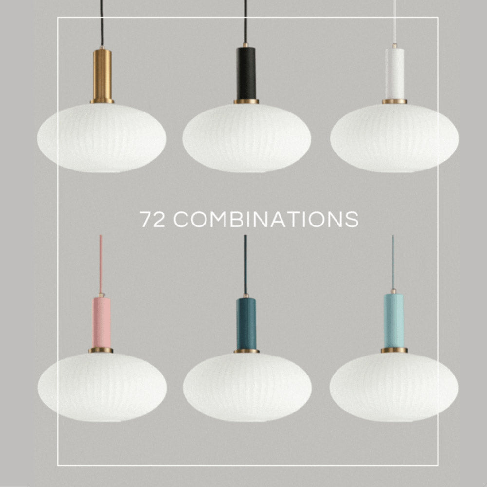 Nordic Fluted Glass Pendant Light