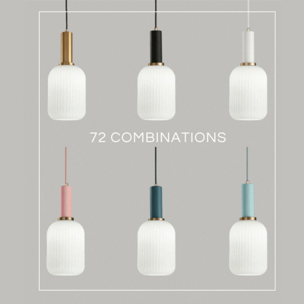 Nordic Fluted Glass Pendant Light