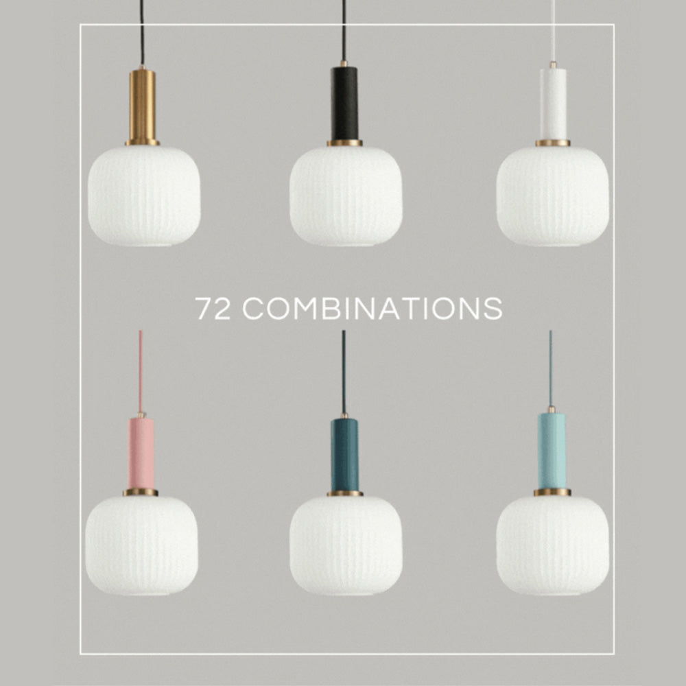 Nordic Fluted Glass Pendant Light