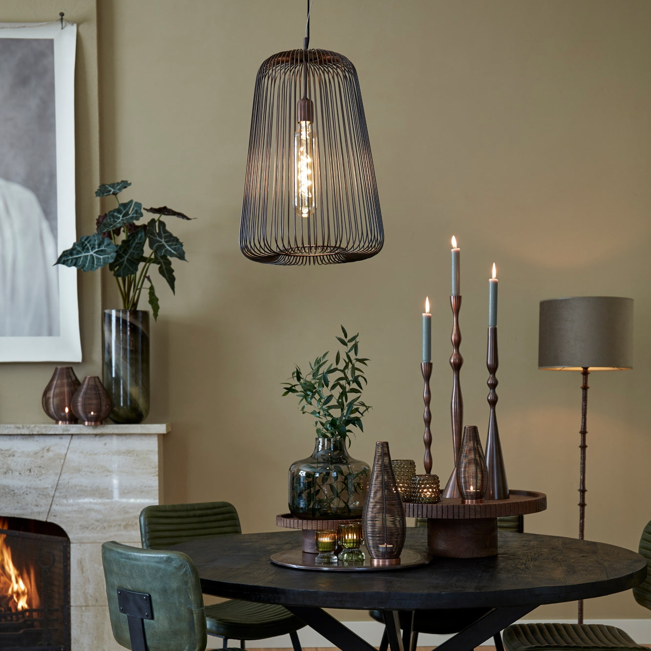 Wire Pendant Lights Modern Fixture